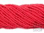 Opaque Red 11-0 Seed Bead Hank